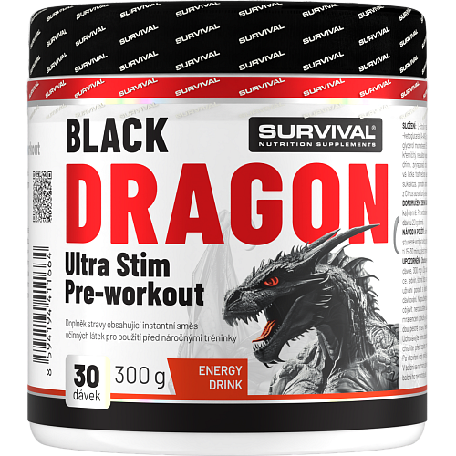 Black Dragon Ultra Stim Pre-workout - 300 g, energy drink