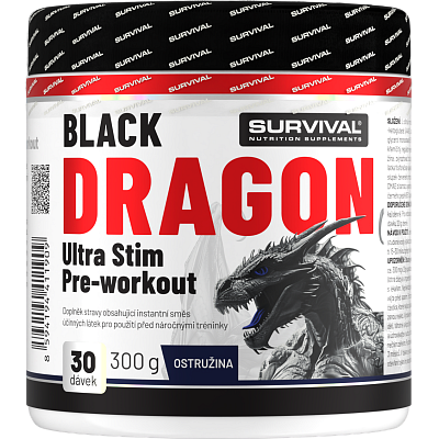 Black Dragon Ultra Stim Pre-workout - 300 g, ostružina