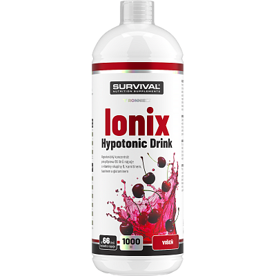 Elektrolytický nápoj Ionix Hypotonic Drink - 1000 ml, višeň