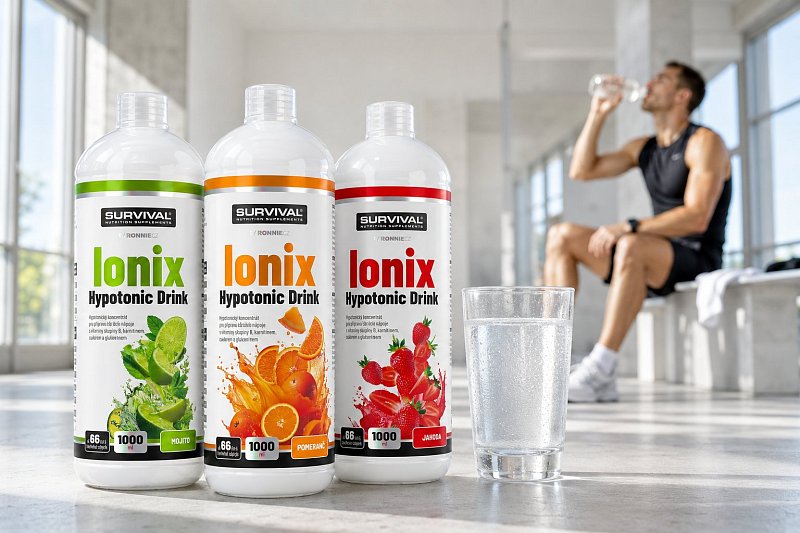 Hypotonický nápoj Ionix: co znamená hypotonicita a proč se vstřebává rychleji