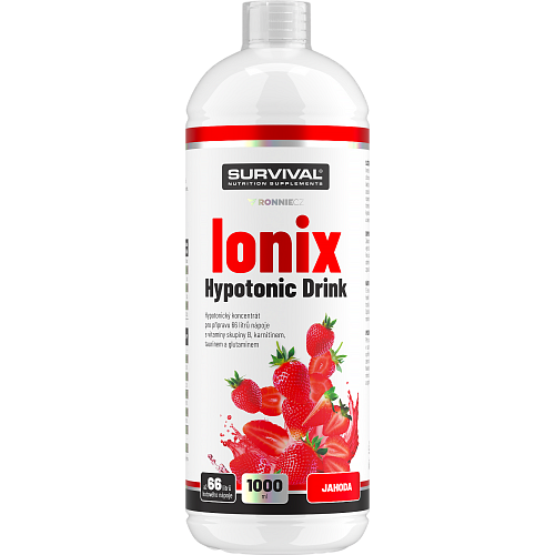 Elektrolytický nápoj Ionix Hypotonic Drink - 1000 ml, jahoda
