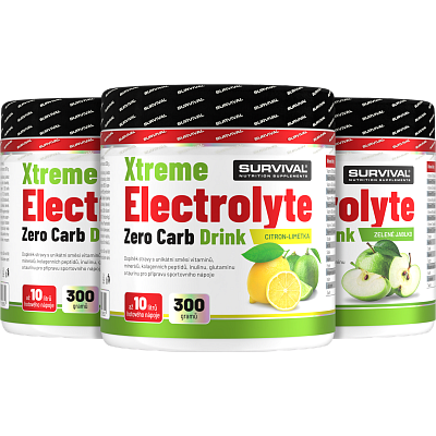 Xtreme Electrolyte Zero Carb Drink - akce 2+1 zdarma