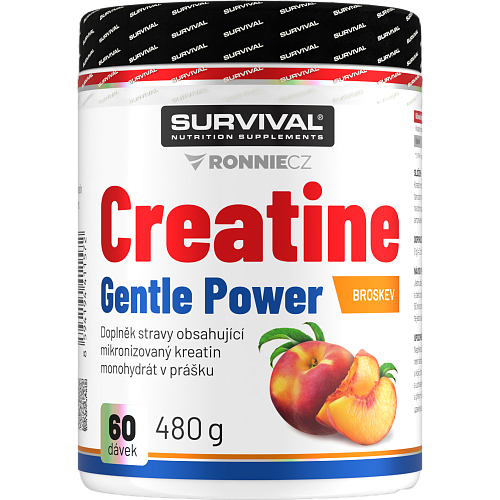 Creatine Monohydrate Gentle Power - 480 g, broskev