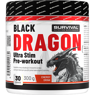 Black Dragon Ultra Stim Pre-workout - 300 g, energy drink