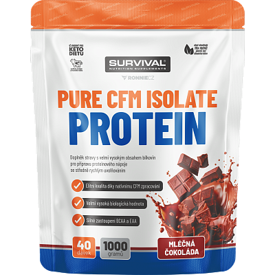 Pure CFM Isolate Protein - 1000 g, mléčná čokoláda