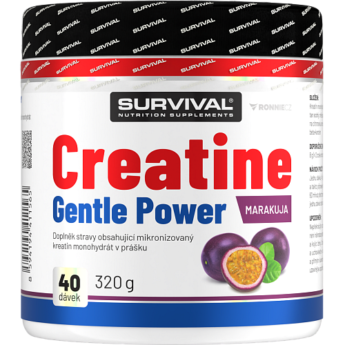 Creatine Monohydrate Gentle Power - 320 g, marakuja