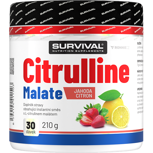 Citrulline Malate - 210 g, jahoda-citron