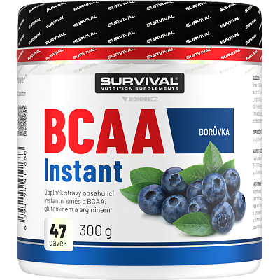 BCAA Instant - 300 g, borůvka