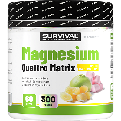 Magnesium Quattro Matrix - 300 g, pomelo-marshmallow
