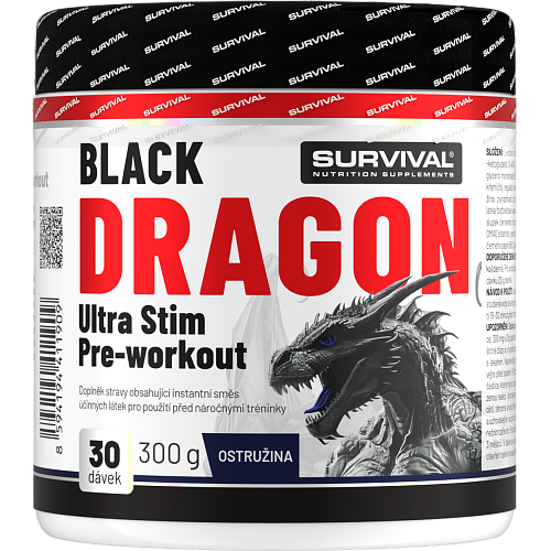 Black Dragon Ultra Stim Pre-workout - 300 g, ostružina