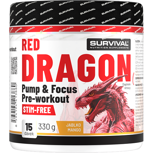 Red Dragon Pump & Focus Pre-workout - 330 g, jablko-mango