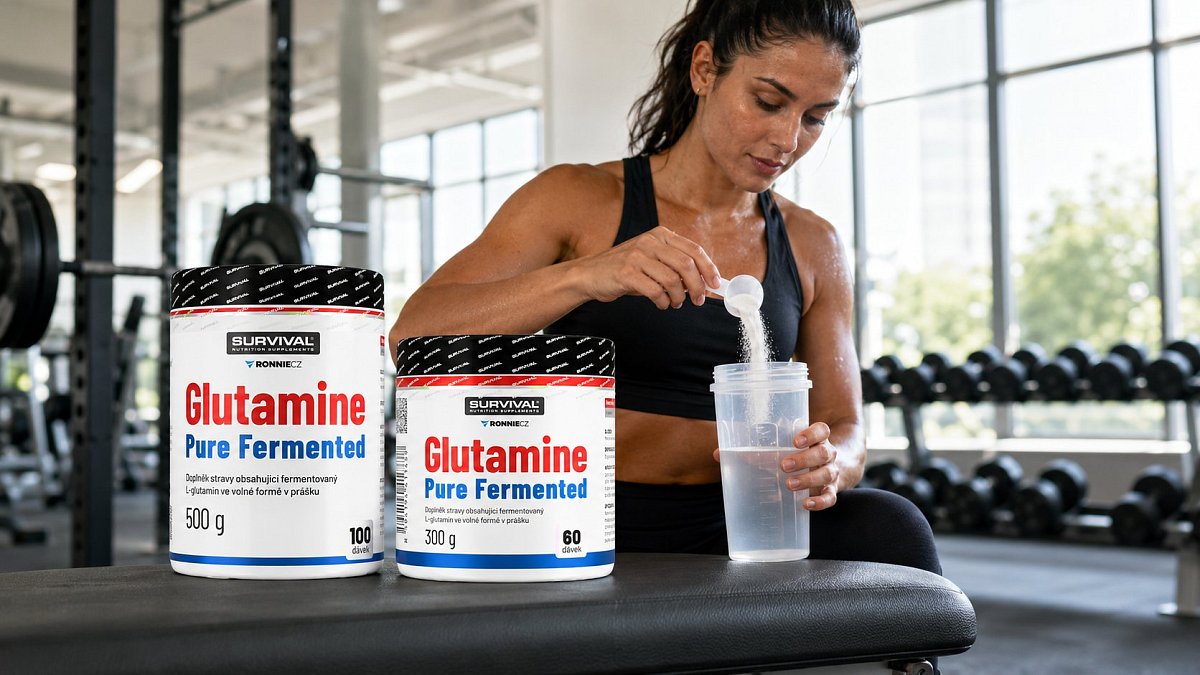 Glutamin: aminokyselina, na kterou tělo sáhne první, když je toho na něj příliš