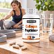 Collagen Peptides+ – žena při protahování, kapsle s kolagenem pro klouby a vazy