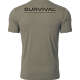 Pánské triko Survival Classic - khaki - M