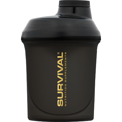 Šejkr Survival Gold - 300 ml (černý)