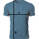 Pánské triko Survival Classic - modrošedé - L