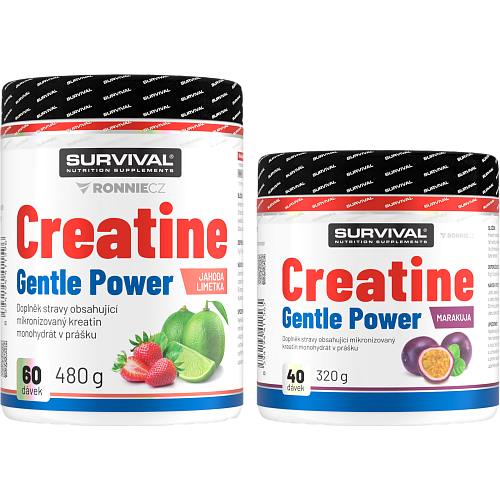 Creatine Monohydrate Gentle Power - akce 480 g + 320 g zdarma