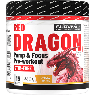 Red Dragon Pump & Focus Pre-workout - 330 g, jablko-mango