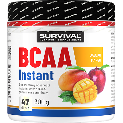 BCAA Instant - 300 g, jablko-mango