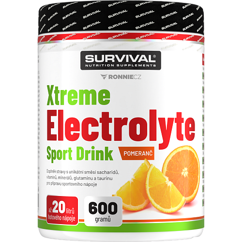 Xtreme Electrolyte Sport Drink - 600 g, pomeranč