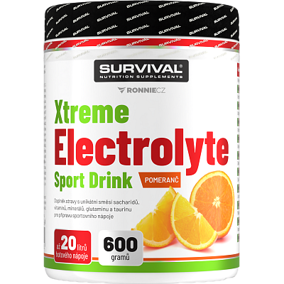 Xtreme Electrolyte Sport Drink - 600 g, pomeranč