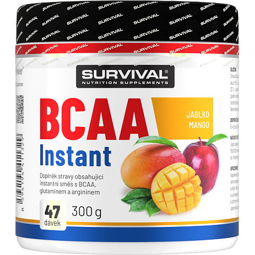 BCAA Instant - 300 g, jablko-mango