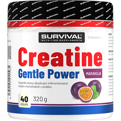 Creatine Monohydrate Gentle Power - 320 g, marakuja