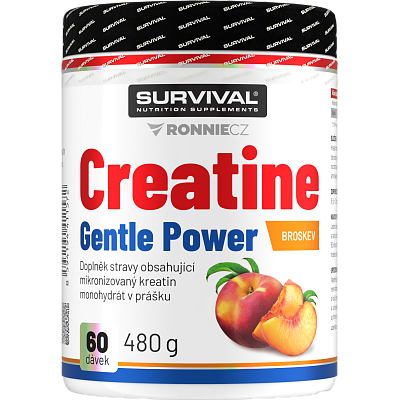 Creatine Monohydrate Gentle Power - 480 g, broskev