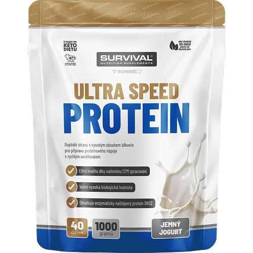 Ultra Speed Protein - 1000 g, jemný jogurt