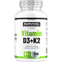 Vitamin D3+K2 - 120 cps