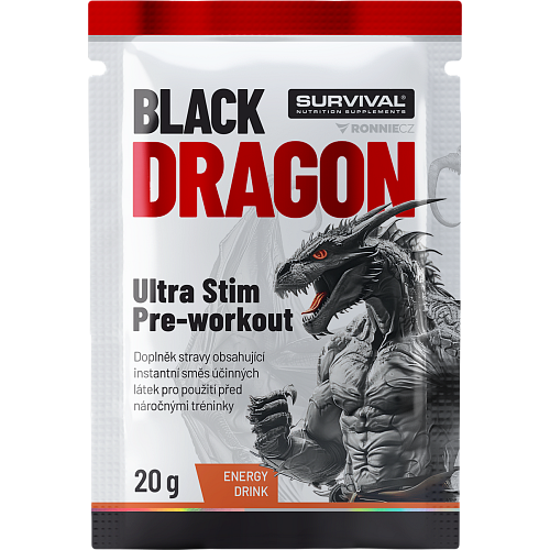 Black Dragon Ultra Stim Pre-workout - sáček - 20 g, energy drink