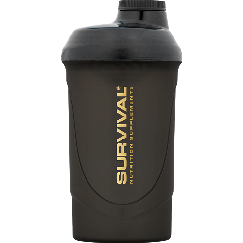 Šejkr Survival Gold - 600 ml (černý)