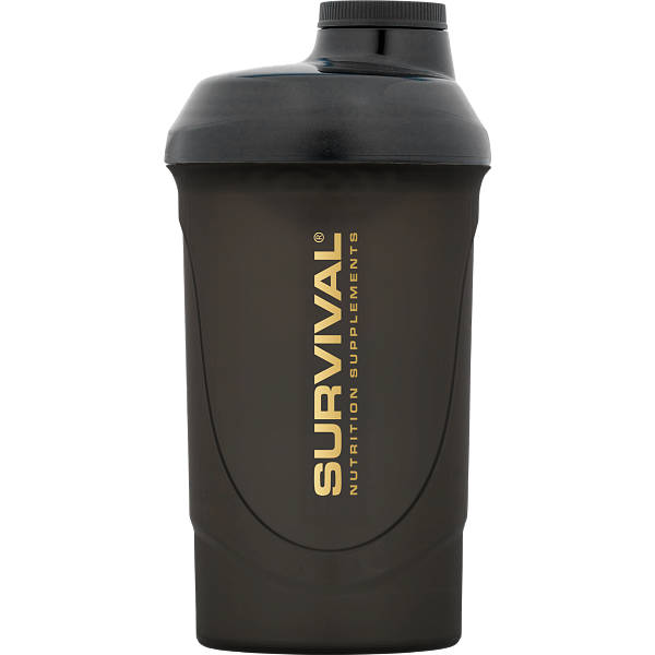Šejkr Survival Gold - 600 ml (černý)