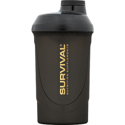Šejkr Survival Gold - 600 ml (černý)
