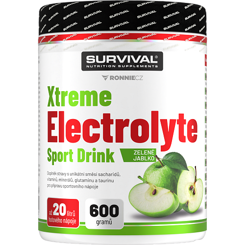 Xtreme Electrolyte Sport Drink - 600 g, zelené jablko