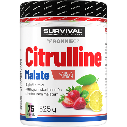 Citrulline Malate - 525 g, jahoda-citron