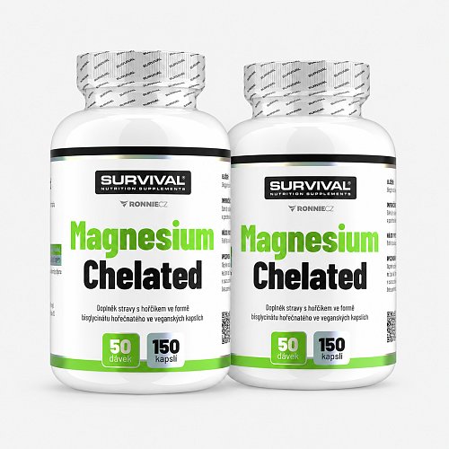 Dvojbalení Magnesium Chelated - 2x 150 kapslí