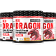 Red Dragon Pump & Focus Pre-workout - 330 g, černá višeň