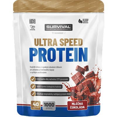 Ultra Speed Protein - 1000 g, mléčná čokoláda