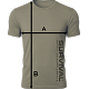 Pánské triko Survival Classic - khaki - L