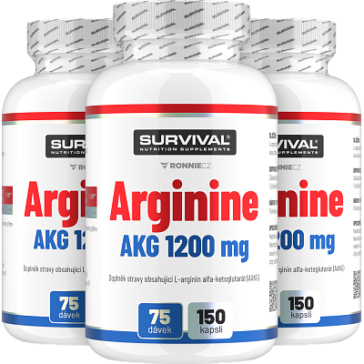 Arginine AKG 1200 mg - akce 2+1 zdarma