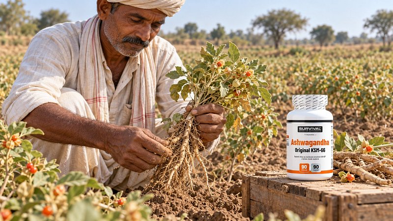 Ashwagandha: kořen, který podle sanskrtu voní jako kůň a sklízí se v pouštích Rádžasthánu