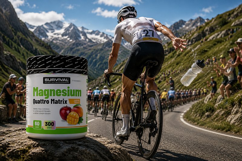Suplementy pro cyklisty: energie a minerály na dlouhé trati
