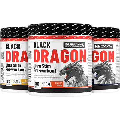 Black Dragon Ultra Stim Pre-workout - akce 2+1 zdarma