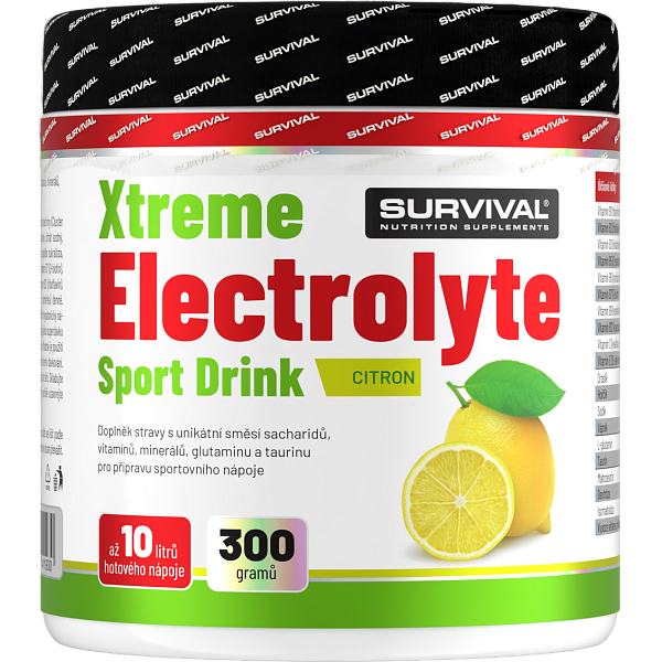 Xtreme Electrolyte Sport Drink - 300 g, pomeranč