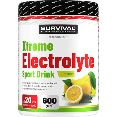 Xtreme Electrolyte Sport Drink - 600 g, citron