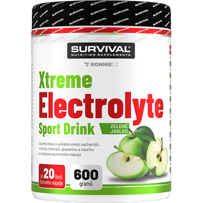 Xtreme Electrolyte Sport Drink - 600 g, zelené jablko