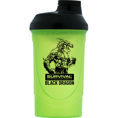 Šejkr Survival Black Dragon - 600 ml (zeleno-černý)
