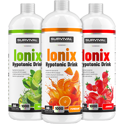 Elektrolytický nápoj Ionix Hypotonic Drink - akce 2+1 zdarma