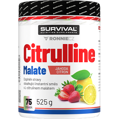 Citrulline Malate - 525 g, jahoda-citron